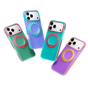 papi酱同款|图拉斯O3Hue超火支点壳新款iPhone17ProMax适用苹果16手机磁吸15全包软保护p支架17p新ip好看pm官