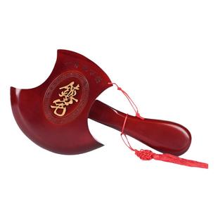 桃木斧子乔迁挂件纯摆件客厅搬家斧头结婚压床正宗小婚礼新房木头