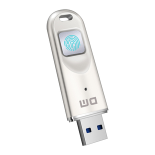 DM大迈指纹加密U盘64g保护资料私人加密U盘128g高速3.0密码存储