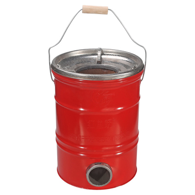 红鱼跃大三节煤炉子直径28cm藕煤炉子做饭炖菜炭炉摆摊老式煤炉子