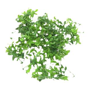 仿真植物塑料三叉水草 diy手工花环手腕花材料 花墙草坪背景装饰