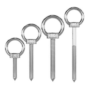 304不锈钢吊环螺丝钉带圆环自攻钉挂钩自钻羊眼圈型自攻 音响螺栓