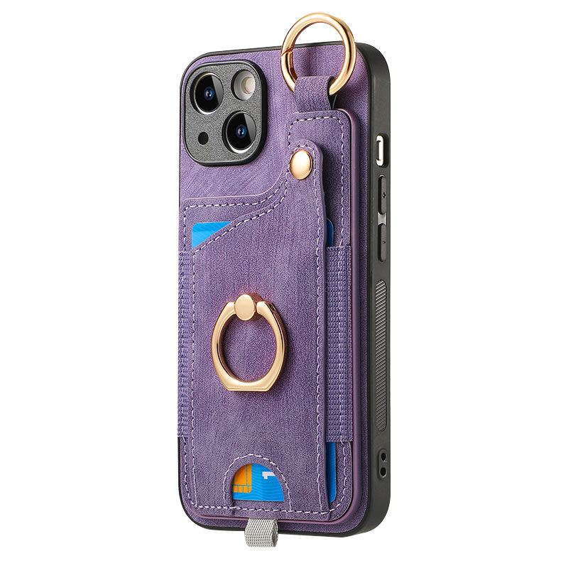 登山扣卡套一体适用苹果15promax手机壳16带卡包14卡夹iPhone13放卡12指环11零钱包xs支架8plus钥匙扣7门禁卡