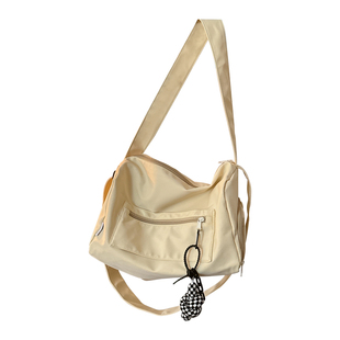 短途旅行包女ins休闲百搭斜挎包轻便大容量运动瑜伽训练健身包潮