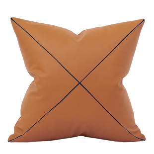 北欧沙发抱枕靠垫轻奢客厅现代简约高档酒店床头橙色大靠背护腰枕