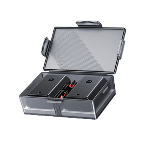 绿联相机电池收纳盒适用索尼fz100/ fw50佳能e17/e6nh 尼康enel25/enel15c富士w126s/w235微单TF/SD内存卡盒