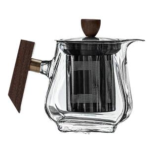 加厚玻璃泡茶壶耐高温茶具单壶泡茶专用家用冲茶器沏茶壶2025新款