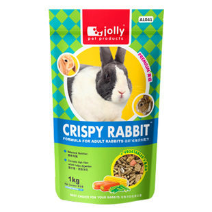 祖莉综合成兔粮1kg 兔兔主粮食物兔饲料 兔子粮食AL041