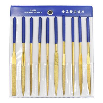 金刚石锉刀金刚砂镀钛什锦整形锉
