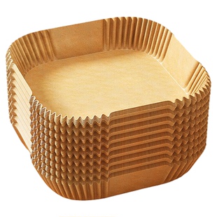 家用空气炸锅专用纸吸油纸垫纸锡纸盘一次性铝箔碗烤箱烘烤硅油纸