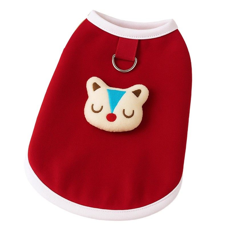 猫咪衣服秋冬保暖可爱背心卫衣猫猫幼猫德文中小型犬狗狗宠物衣服