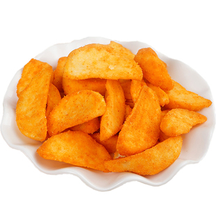 厚切大块更过瘾!巫小蛮原香薯角脆海盐芝士甜辣土豆块解馋零食