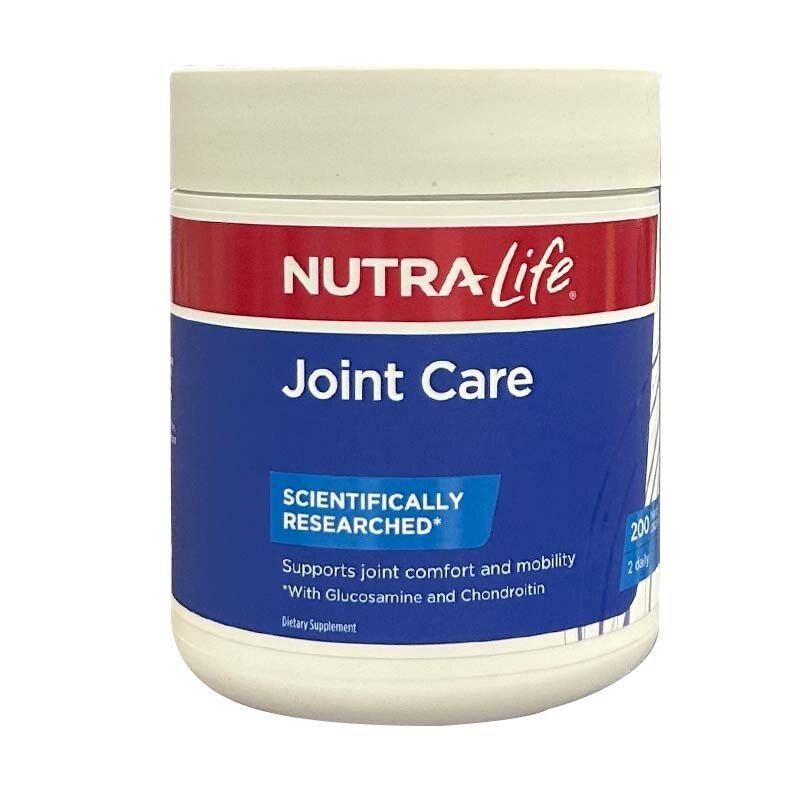 新西兰NutraLife纽乐关节灵维骨力氨糖软骨素胶囊氨基葡萄糖200粒