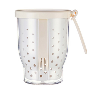 ankouglass便携水果杯自带叉子沙拉杯带盖上班族外带水果杯水果盒