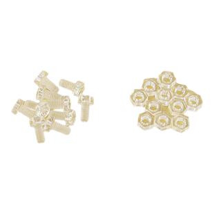 仓鼠笼子配件透明螺丝水壶跑轮固定片胶圈橡皮圈47基础笼固定卡子