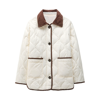 爆款2025新款轻薄羽绒服女中长款