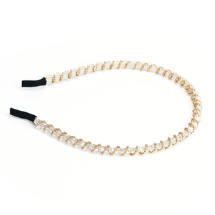 兰壹壹玉洁发箍名媛气质细发箍网红法式轻奢优雅日常百搭发饰