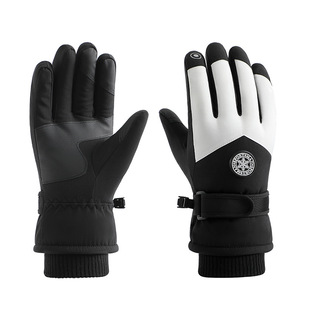 女士骑电动车手套高颜值可触屏冬季防水御寒防风保暖加绒防寒抗冻