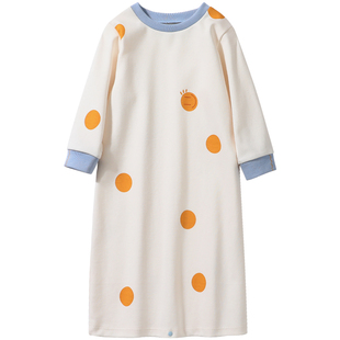 宝宝睡袍婴儿睡衣夏季全棉A类儿童睡裙纯棉幼儿女童男童家居薄款