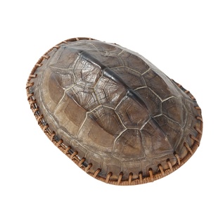 大漆乌龟壳龟壳竹编茶则龟甲竹包铜茶则赏茶宠文玩竹茶宠茶道配件