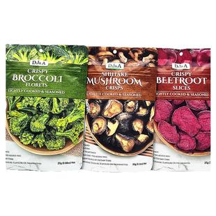 DJ&A Crispy Friut Vegetable澳洲酥脆香菇西兰花红菜头果蔬脆片