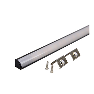 220v橱柜灯免开槽超薄三角厨房衣柜酒柜灯带明装线条感应灯条led