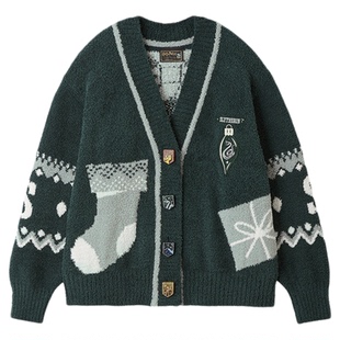 SNIDEL HOME2025秋冬新品哈利波特合作款V领针织开衫SHNT255082