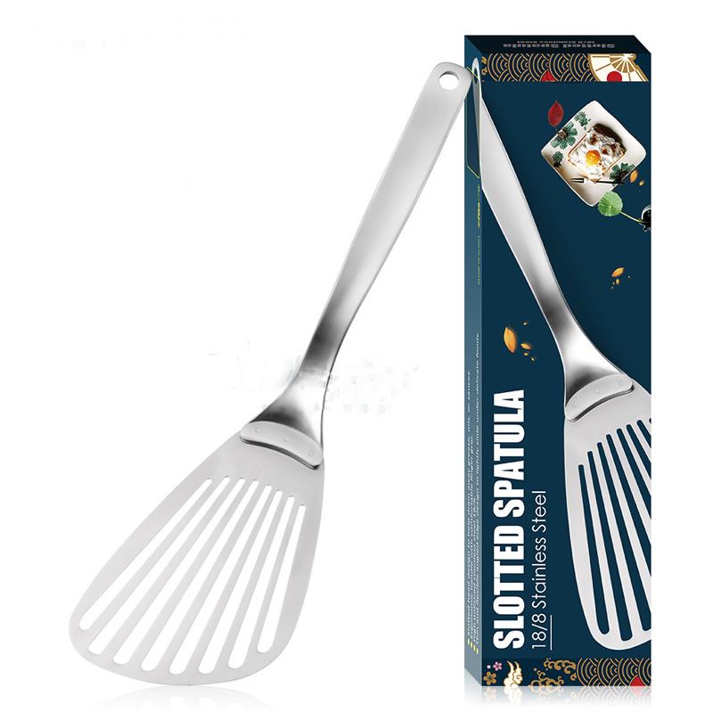 304不锈钢料理铲日式鱼铲创意牛排铲子煎蛋煎饼漏铲厨房料理工具