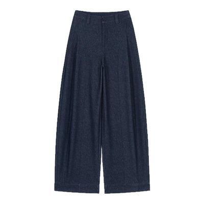 牛仔贝斯裤女25年秋季新款仿牛仔