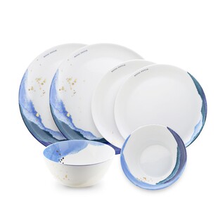 RoyalDutch皇家荷兰水与餐桌骨瓷餐具套装碗盘家用乔迁新居礼物