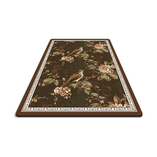 美式复古入户门地垫法式中古风高级感玄关地毯进门口家用防滑脚垫