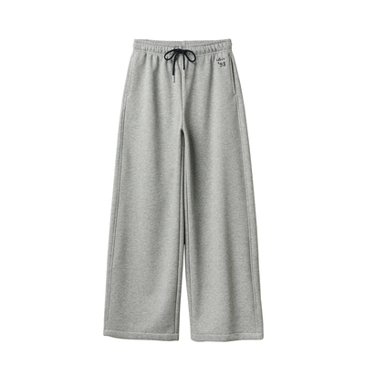 女士一体奥粒绒加绒裤直筒裤