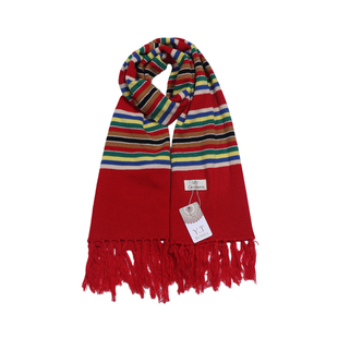 新款布里亚特蒙古民族风围巾女秋冬季俄罗斯新疆条纹保暖羊毛披肩