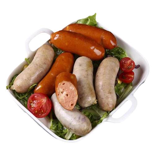 香肠不添加淀粉蔗糖低碳水生酮代餐小肉肠早餐食材德式香肠烤肠
