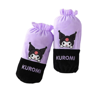 三丽鸥儿童袖套手臂套可爱卡通护袖羽绒服防脏袖头女童毛绒套袖