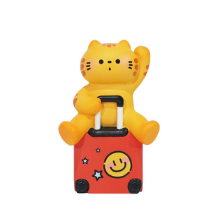 现在就出发盲盒潮玩桌面摆件工位装饰七夕开学生日礼物旅行纪念品