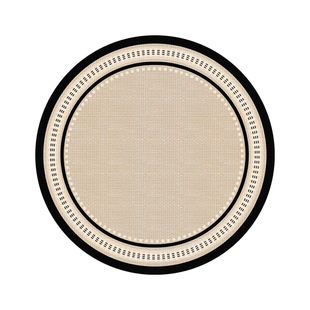 圆形地毯客厅沙发圆地垫法式卧室新款高级茶几免洗复古摇椅阳台中