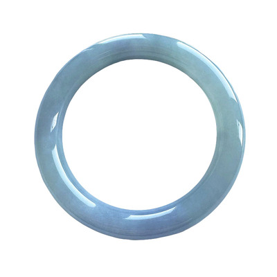 翡翠林大圈口紫罗兰圆条翡翠手镯