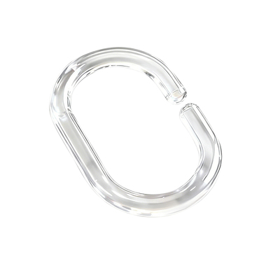 高透明C型挂环浴帘挂钩窗帘环