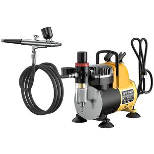 气泵高达手办模型上色喷枪丙烯颜料彩绘墙绘电动喷漆笔小型空压机