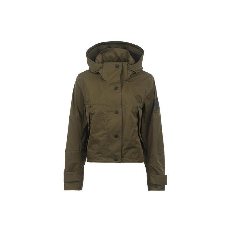【自营】BURBERRY/博柏利女士SS26宽松短款休闲尼龙连帽夹克外套