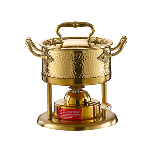 304充气式小火锅燃气瓦斯炉会所个人涮锅一人一锅高端家用商用