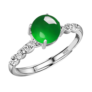 S925纯银戒指空托指环女款diy镶嵌翡翠玉石蜜蜡戒托6*6 8*8 10*10