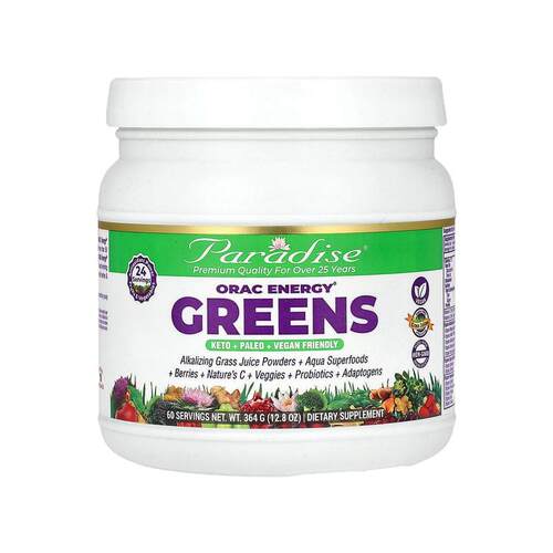 香港直邮Paradise Herbs ORAC绿色能源促进健康12.8盎司364克/瓶