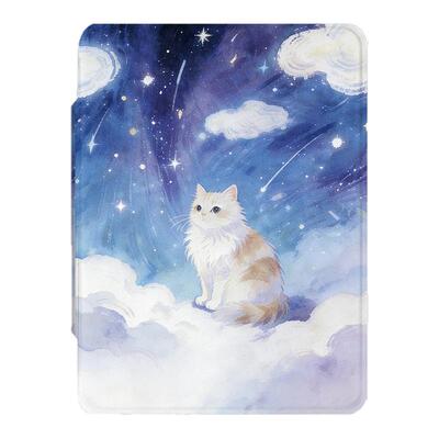 适用掌阅系列light4星空猫咪turbo电子书保护套neo简约风景3Ultra汉王clear7锦鲤版6pro支架磁吸分离可旋转壳