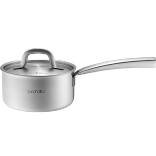 德国othello欧德罗 18*9.5cm不锈钢单柄奶锅宝宝煮辅食锅煮蛋泡面