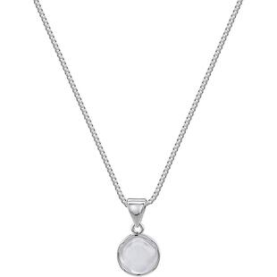 月光石项链女气质轻奢小众清冷高级感锁骨链简约设计吊坠颈链配饰