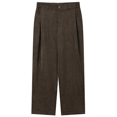 JDV商场同款咖啡色宽松休闲裤