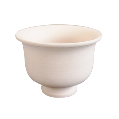 高足杯高白泥素坯高足冰淇淋杯