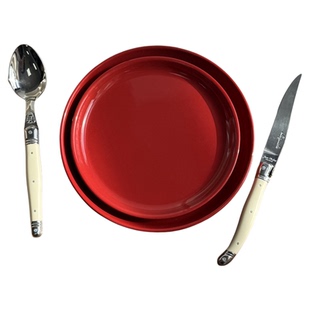 法国Emile Henry陶瓷盘子家用菜盘精致漂亮的盘子早餐盘牛排盘